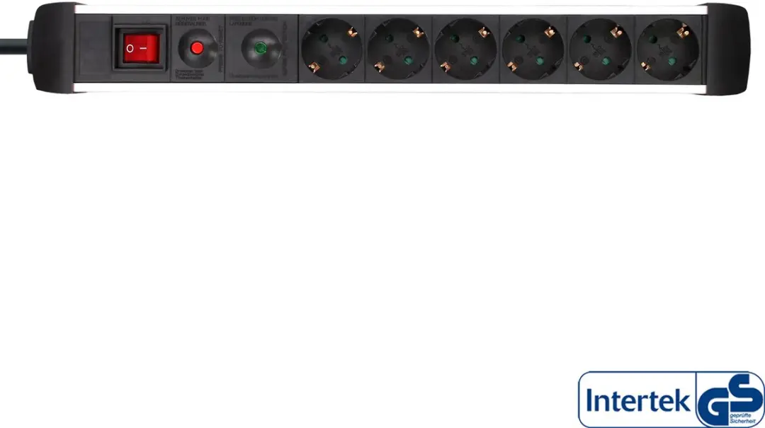 InLine 16436A Contactdoos Aluminium