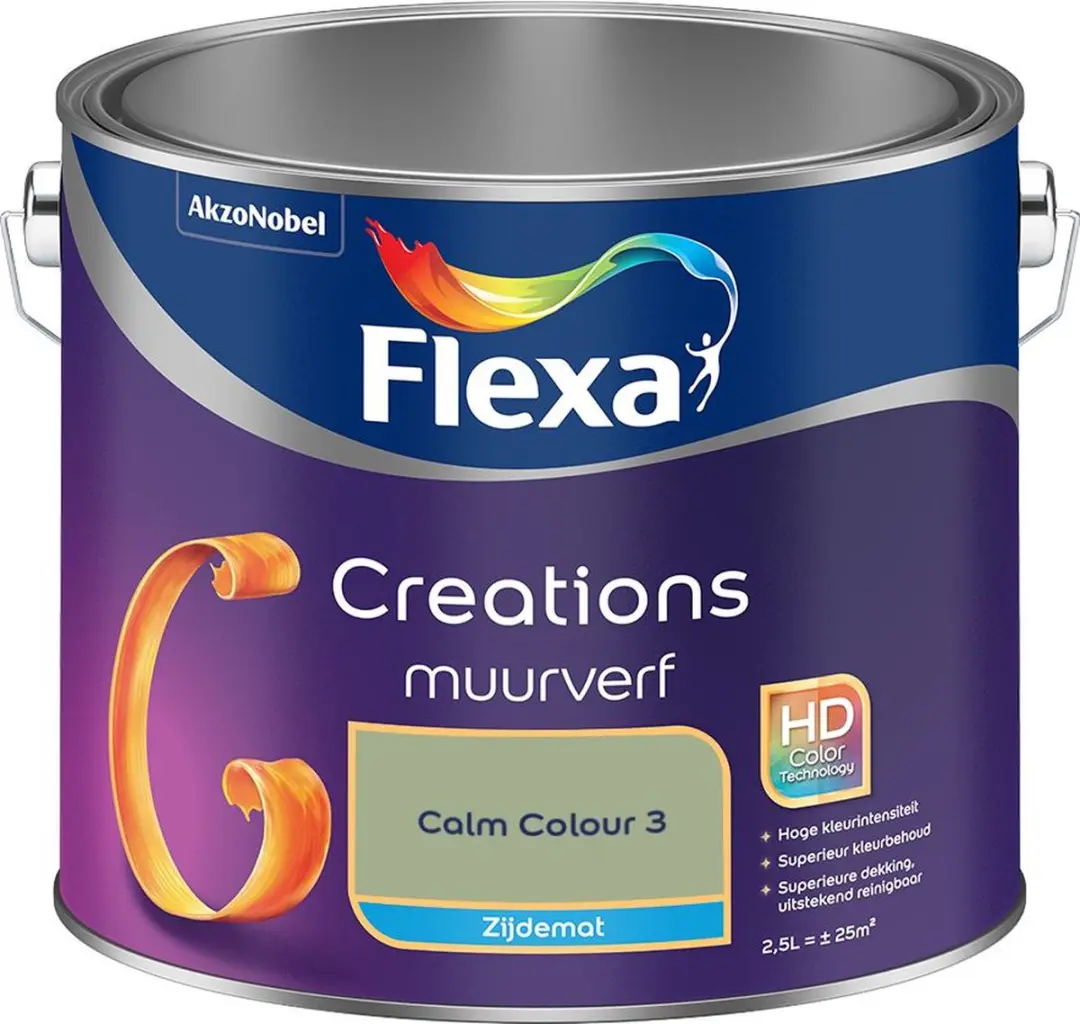 Flexa Creations Muurverf Zijdemat Calm Colour 3 - 2,5L