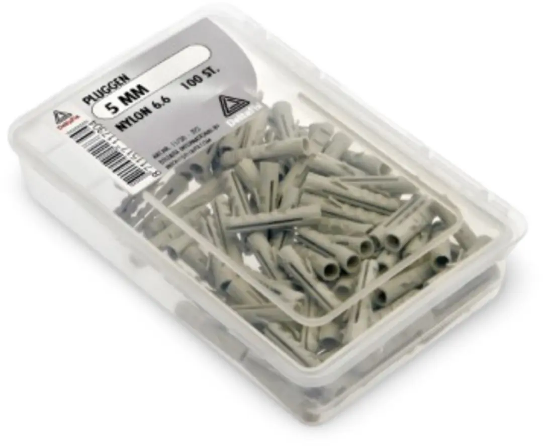 Deltafix Pluggen 5mm Nylon 6.6
