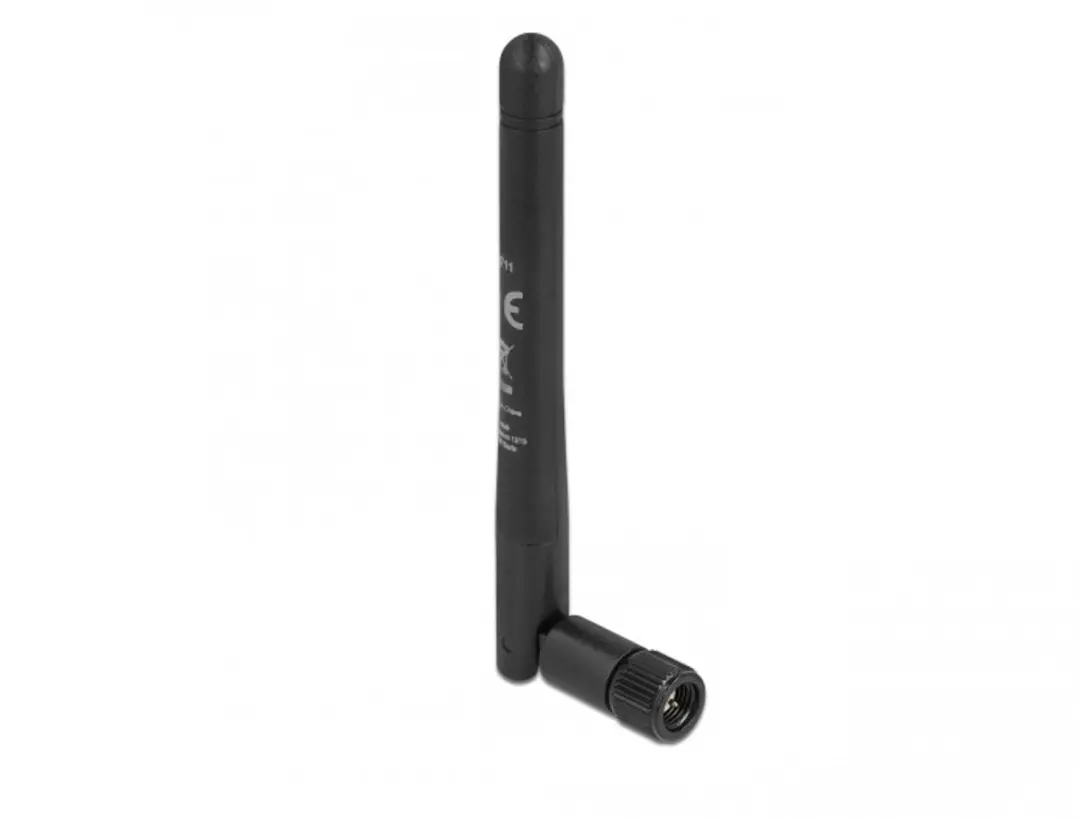 Delock 5G Antenne SMA (m) - Omnidirectioneel - -1,0-4,5 dBi - Zwart