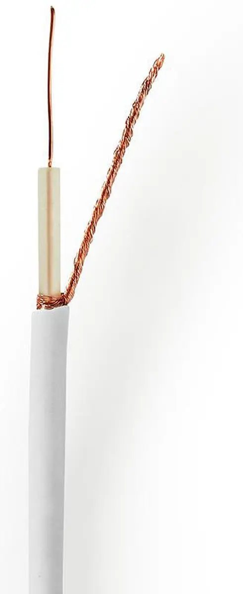 Nedis Coaxkabel CSBR4005WT1000 - 100m - 75 Ohm - Wit