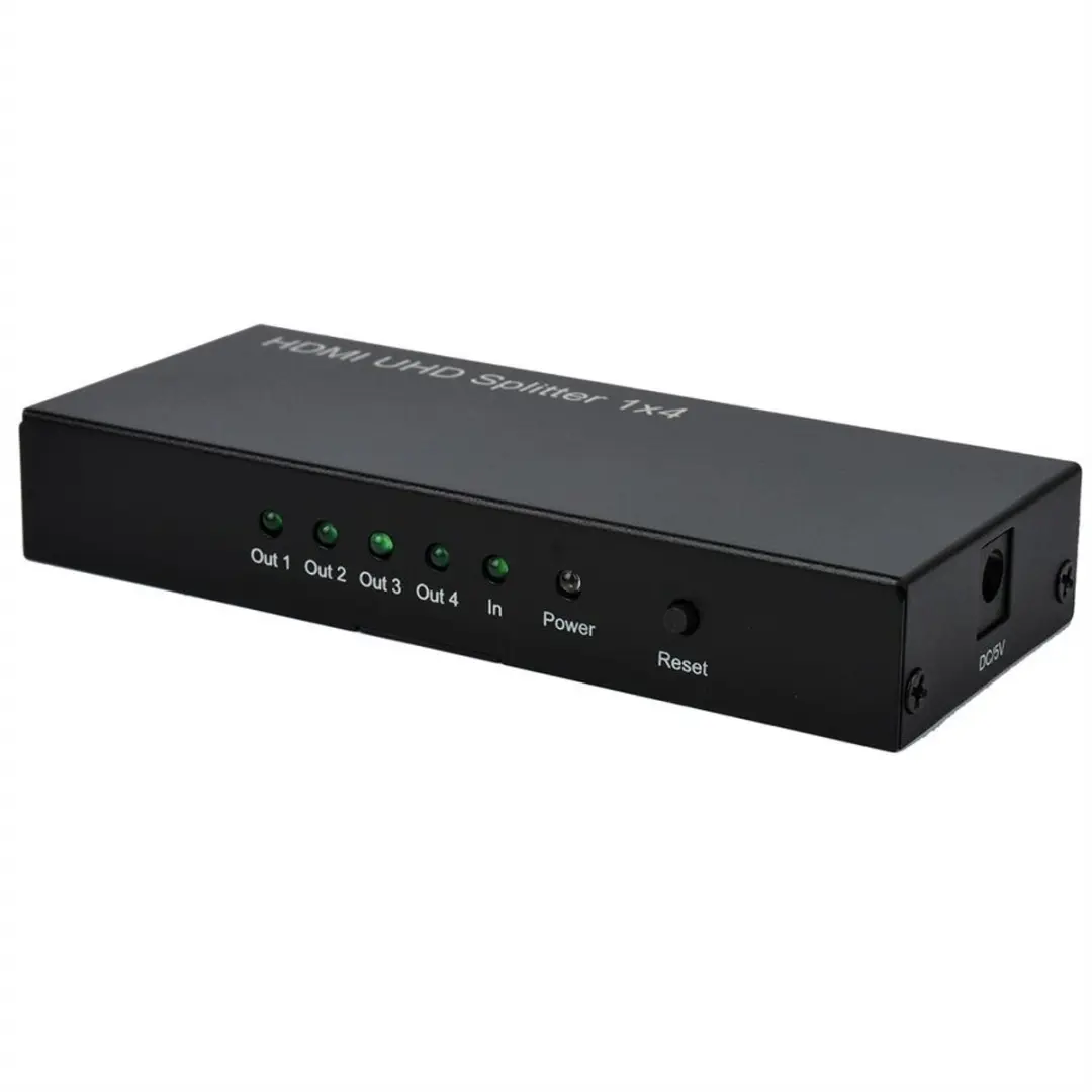 Roline 4K HDMI Video-Splitter 4-voudig - Zwart