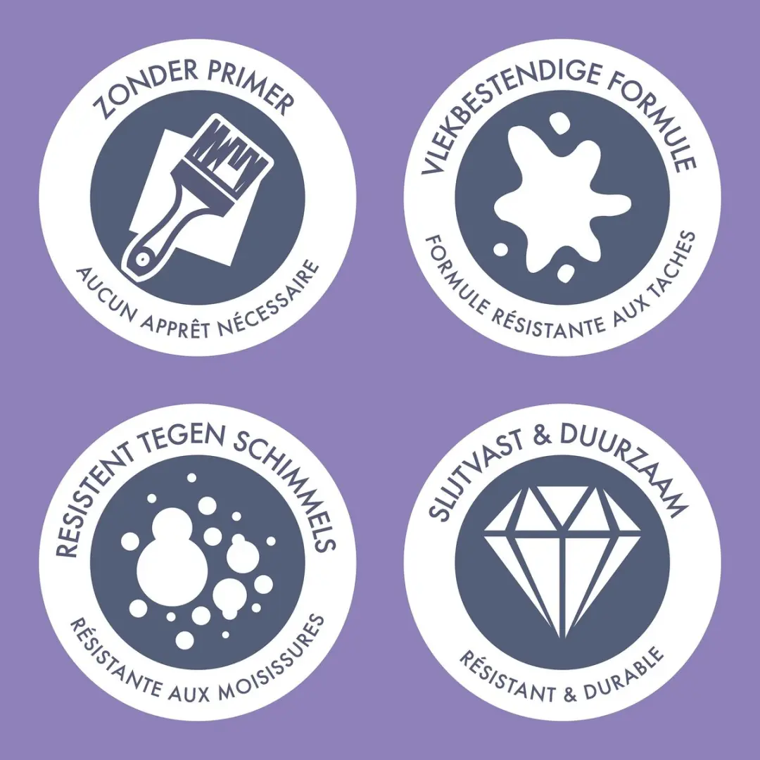 Rust-Oleum Badkamertegelverf Zijdeglans Blush 750ml
