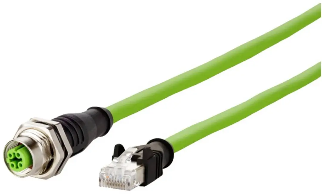 Metz Connect 142M4D25050 M12 Netwerkkabel CAT 5e