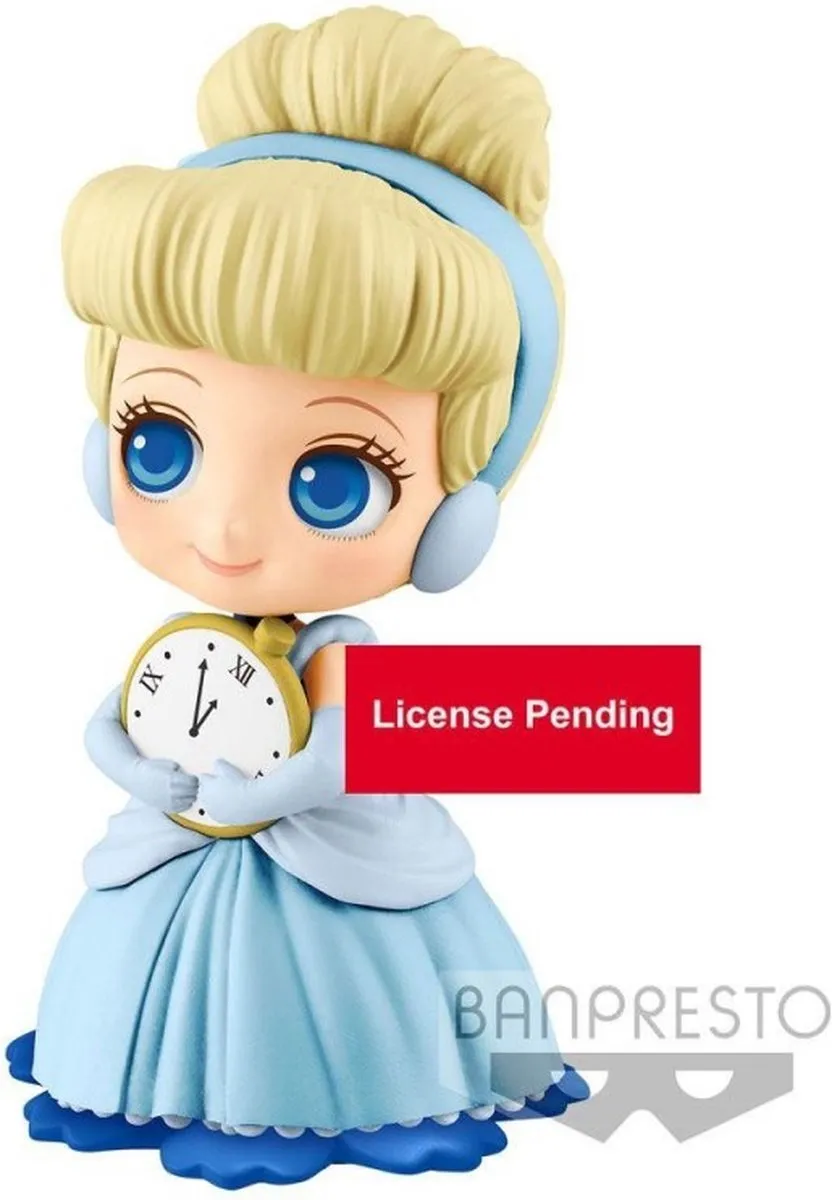 Funko Disney Q Posket Cinderella Ver. B Verzamelfiguur - Pastelblauw - afbeelding 2 van 2