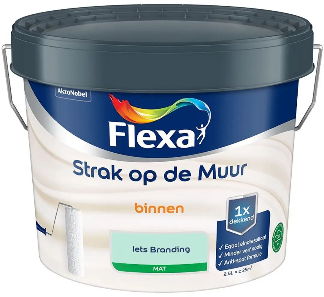 Flexa Strak Op De Muur Binnen Mat Mengverf 2,5L