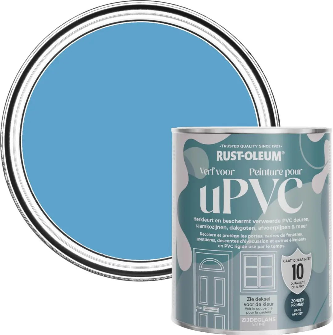 Rust-Oleum Blauw Zijdeglans Verf 750ml