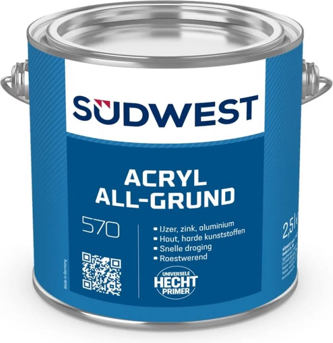 Südwest Acryl All-Grund U51 - 2.5L - Wit