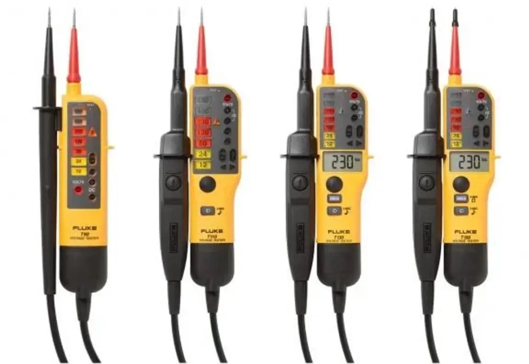 Fluke T130 Tweepolige Spanningstester - Geel/Grijs