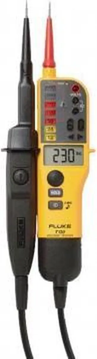 Fluke T130 Tweepolige Spanningstester - Geel/Grijs