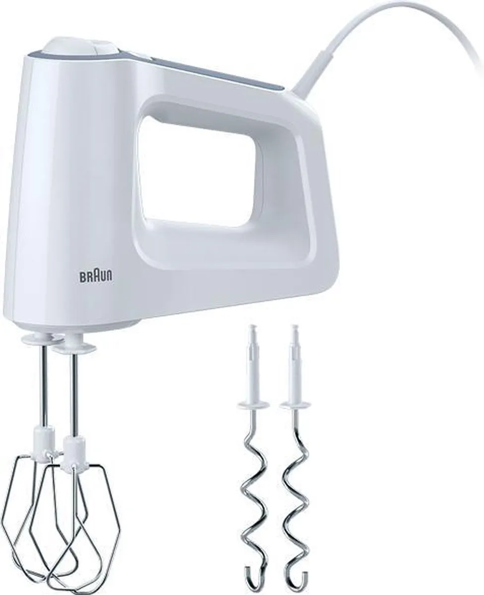 Braun MultiMix 3 HM3100WH Handmixer - 500W - Wit