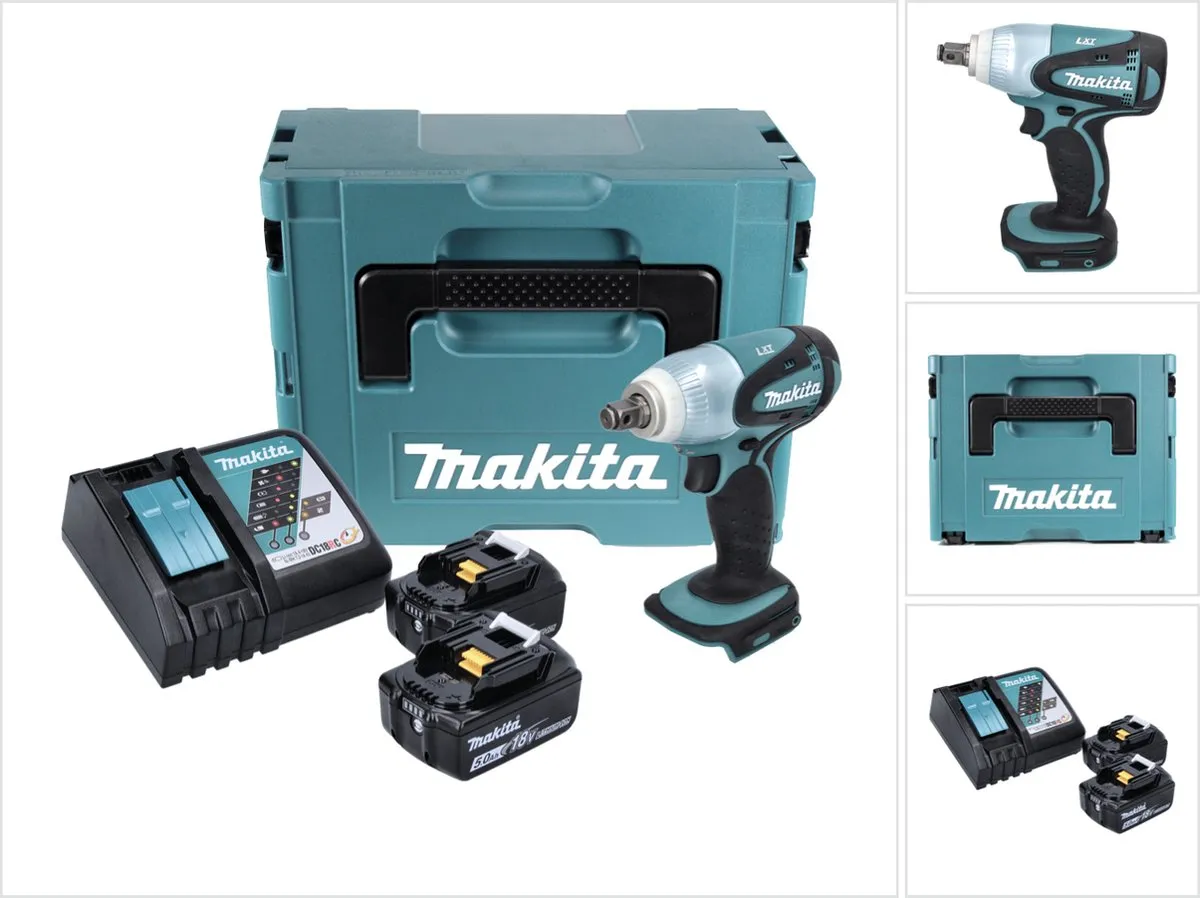Makita DTW 251 RTJ Slagmoersleutel 18V 230Nm