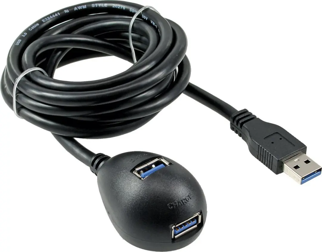 InLine USB naar 2x USB Docking Kabel 3.0
