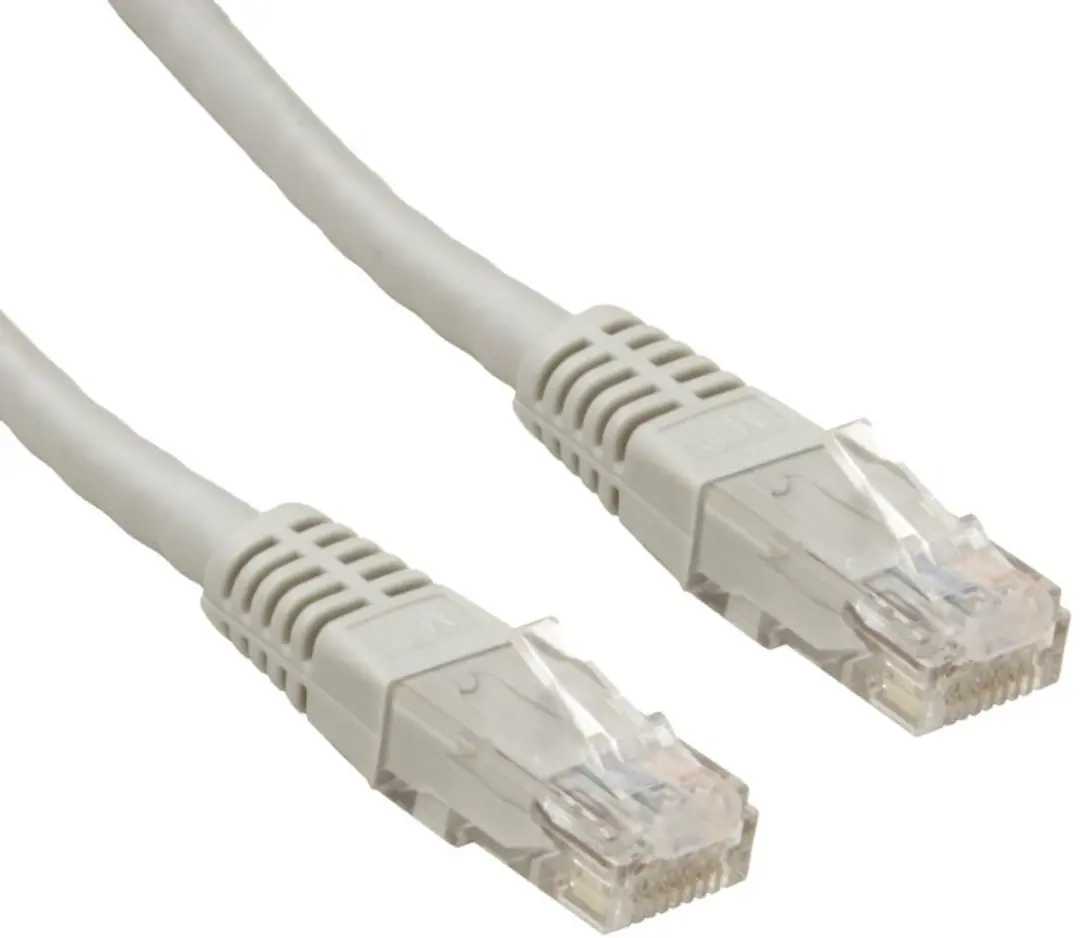 VALUE Patchkabel Cat.6 UTP (Class E), grijs, 5 m