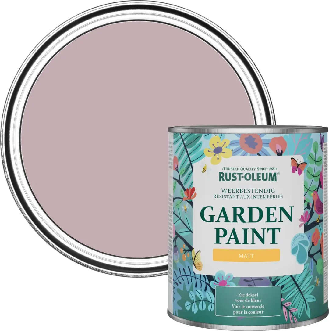 Rust-Oleum Roze Tuinverf Matt Subtiel Licht 750ml