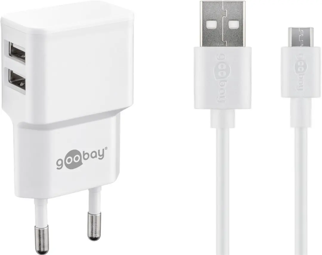 Goobay 44985 Dual Micro USB Oplader