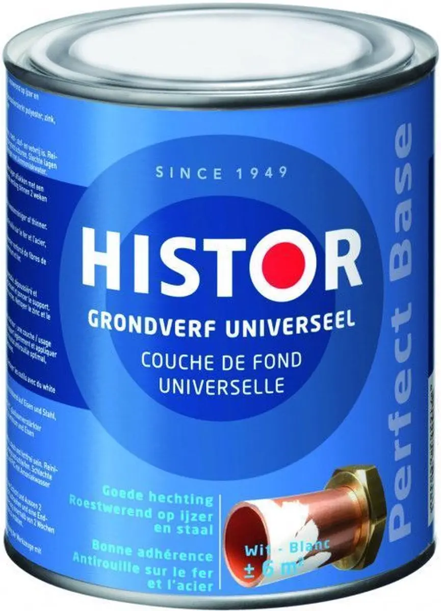 Histor Perfect Base Grondverf 2,5L - Wit