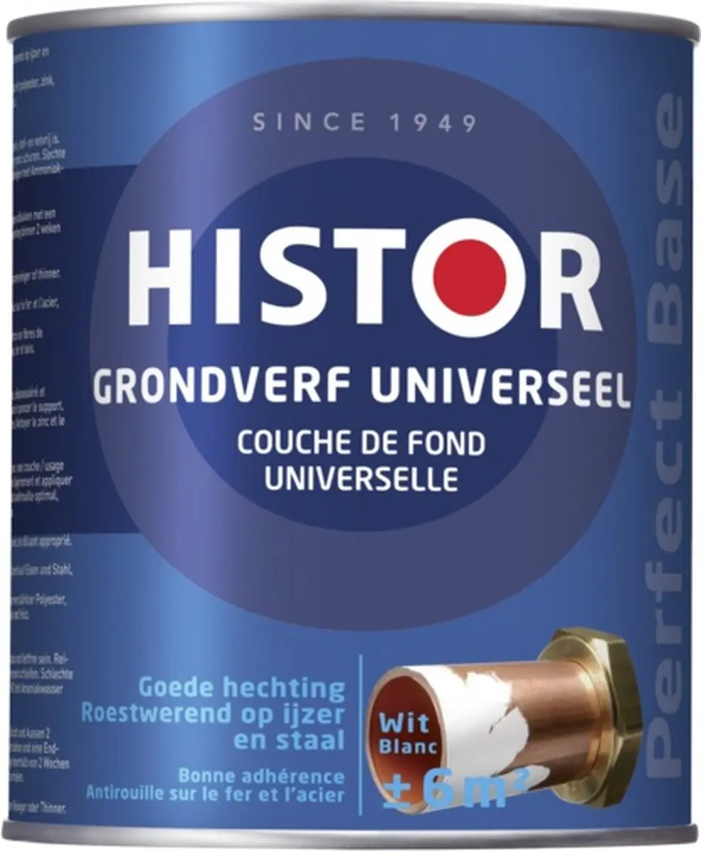 Histor Perfect Base Grondverf 2,5L - Wit