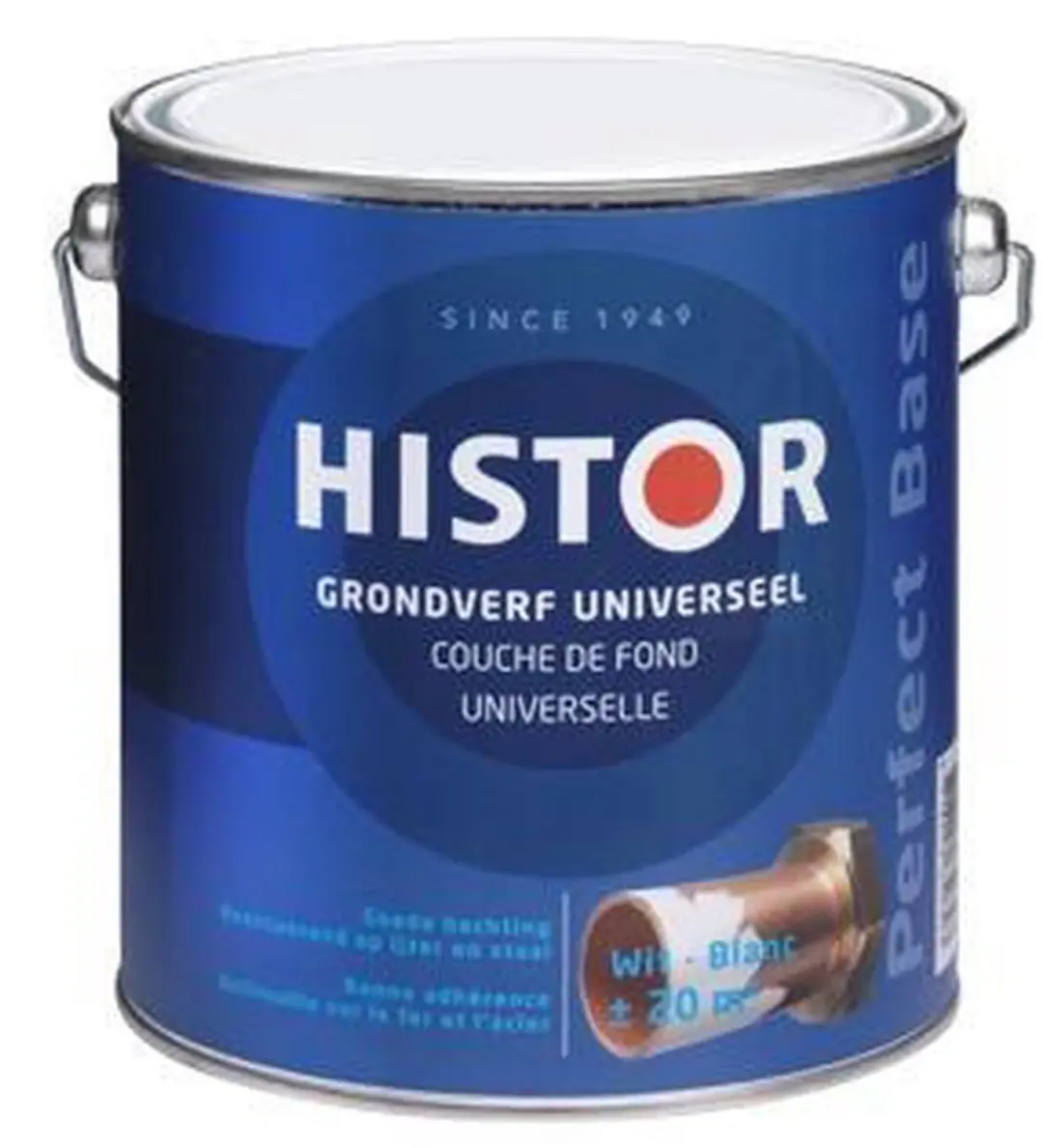 Histor Perfect Base Grondverf 2,5L - Wit