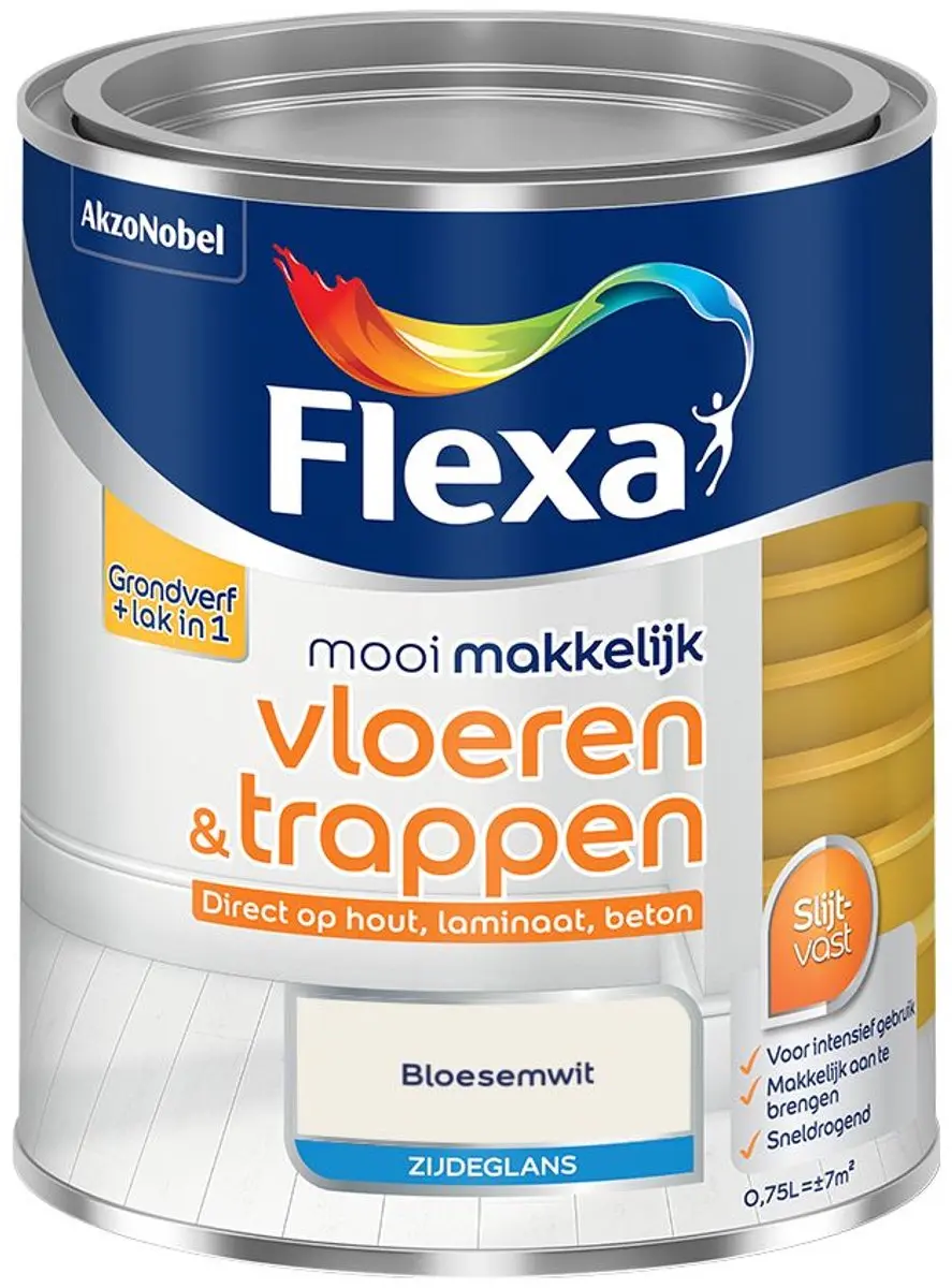Flexa Bloesemwit Mengverf 750ml - Zijdeglans