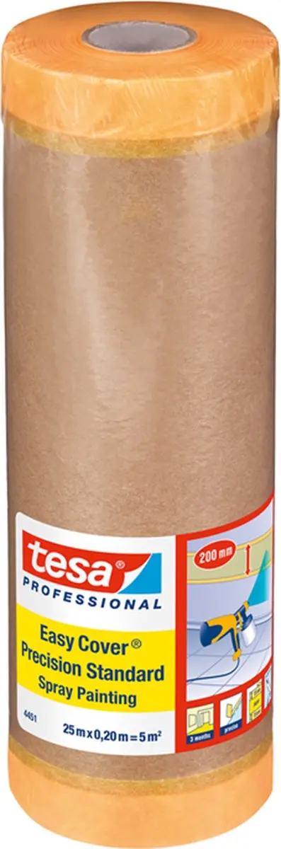 Tesa Easy Cover Spray Painting 25mx200mm