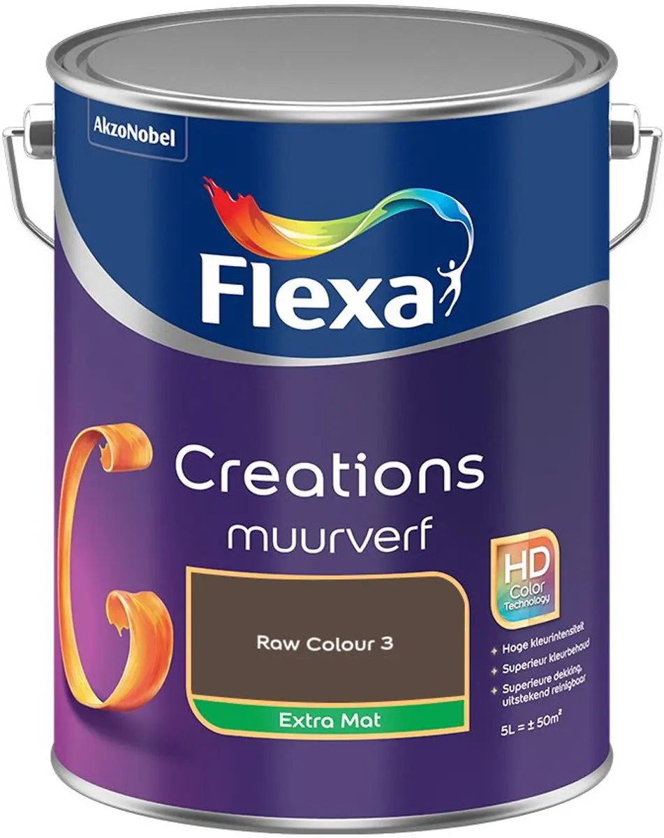 Flexa Creations Muurverf Extra Mat Raw Colour 3