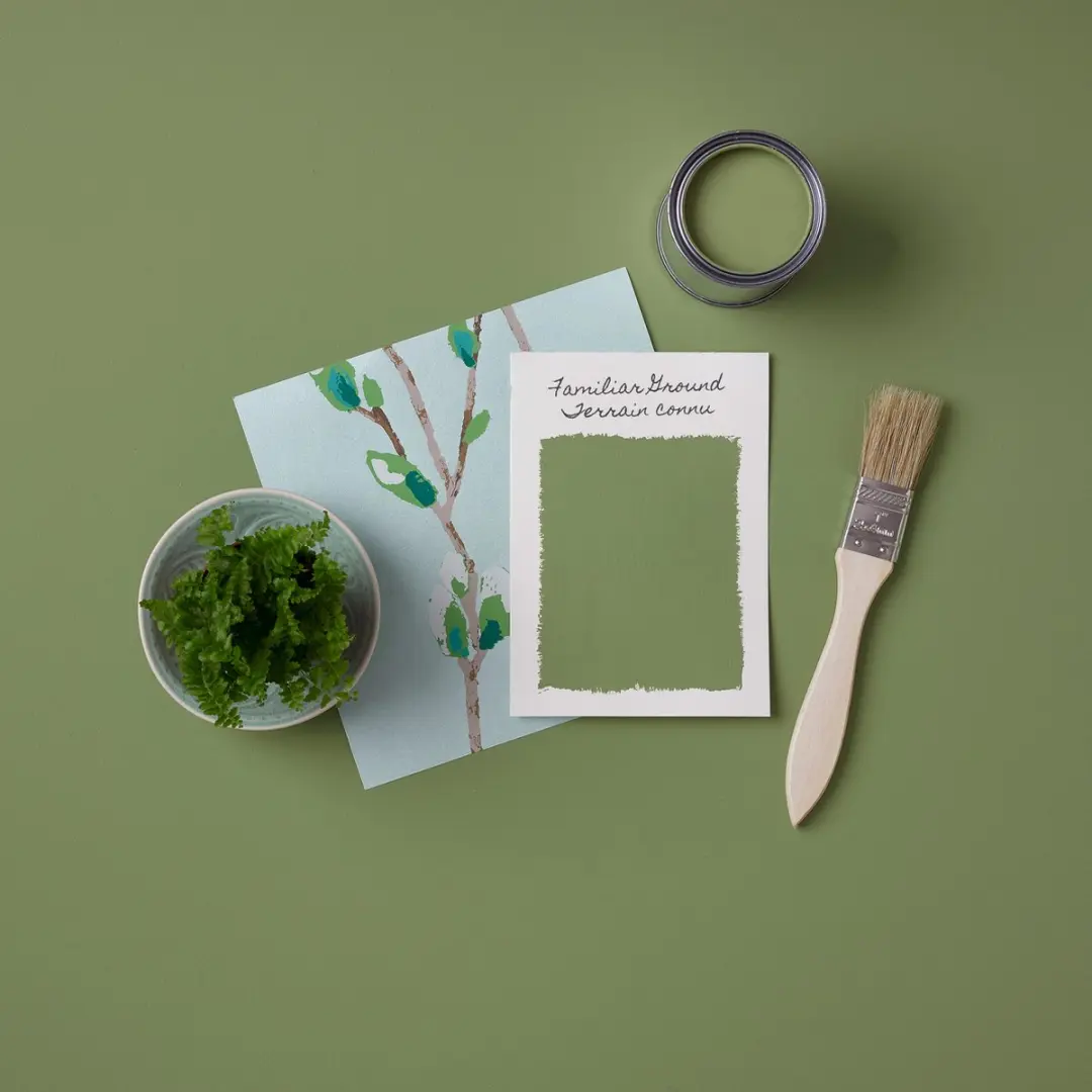 Rust-Oleum Familiar Ground Verf 750ml - Groen