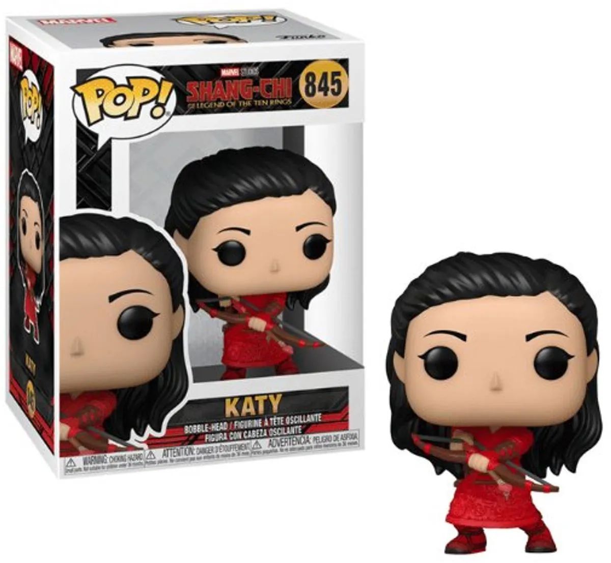 Funko Pop! Marvel Shang-Chi Katy - 52878 Rood - afbeelding 4 van 4