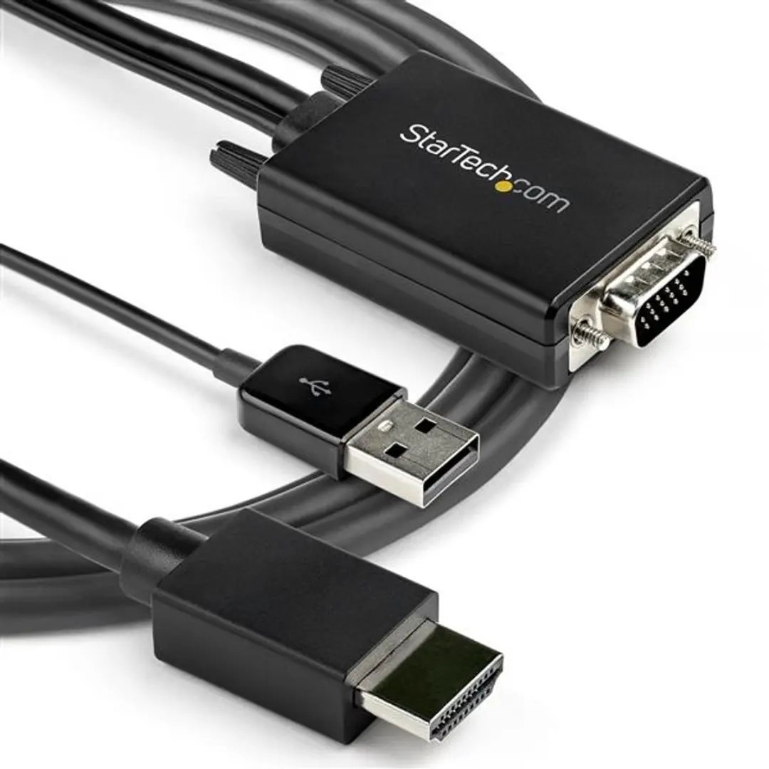 Startech VGA2HDMM2M HDMI naar VGA Adapter - 2m - Zwart
