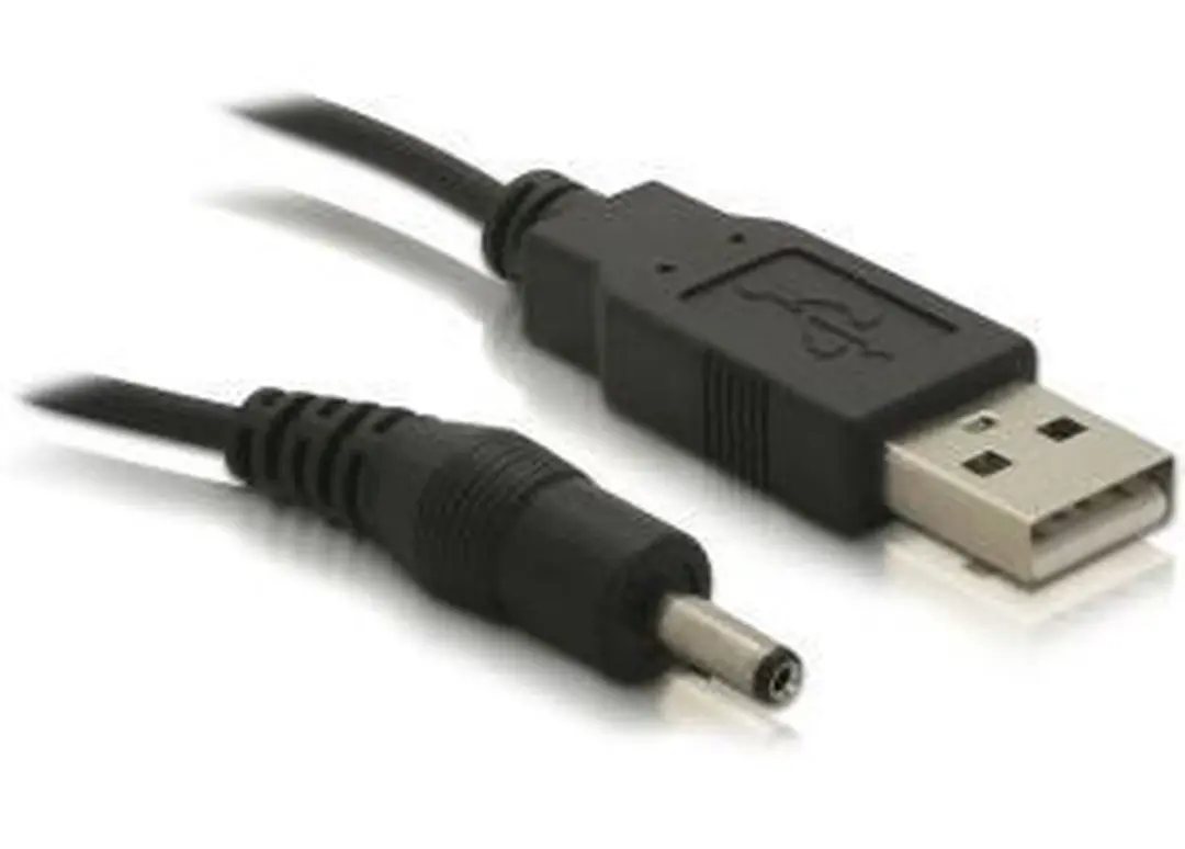 Delock USB Power-Kabel 3,1mm - Zwart - afbeelding 6 van 6
