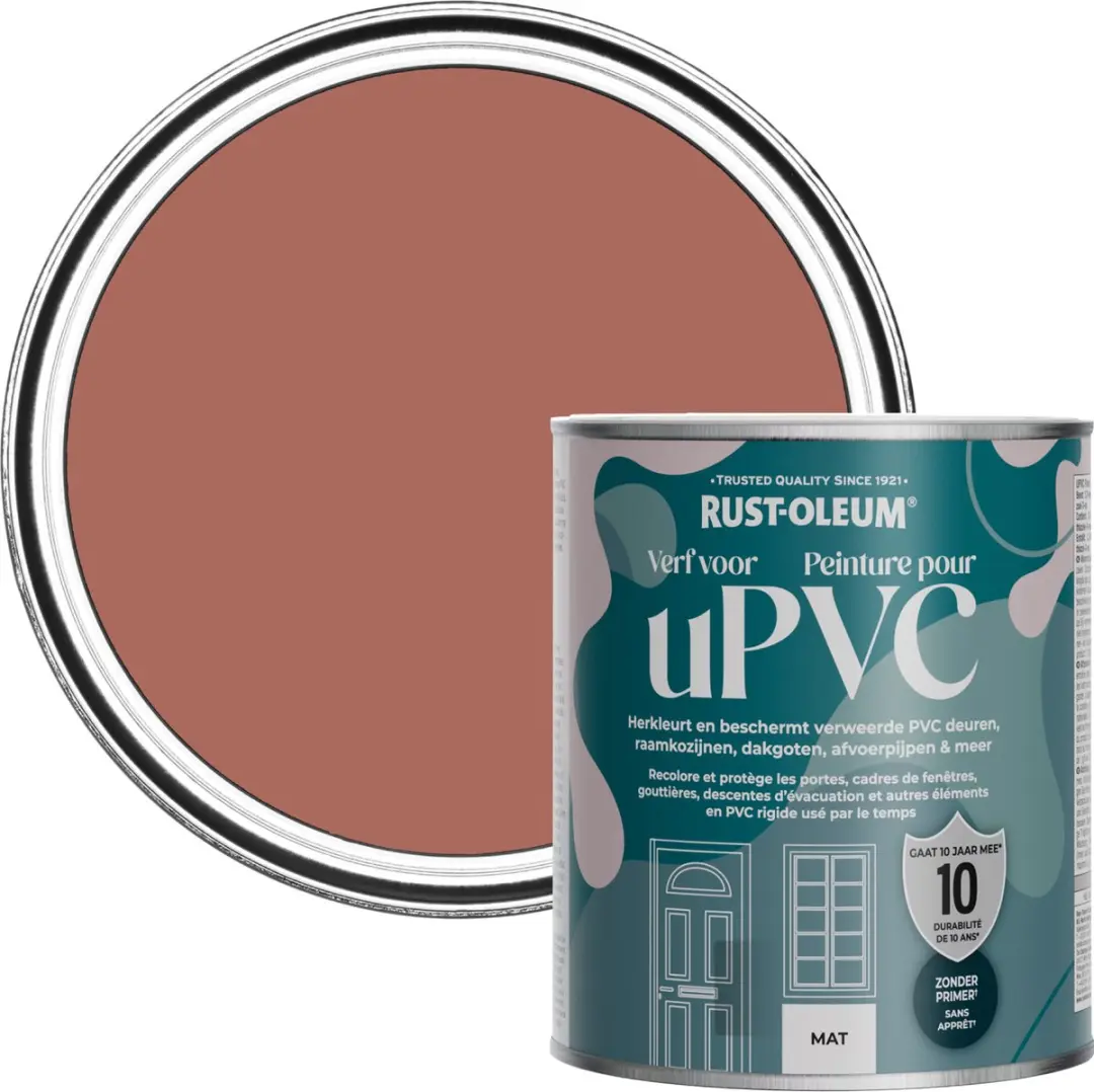 Rust-Oleum Rood Verf voor PVC 750ml