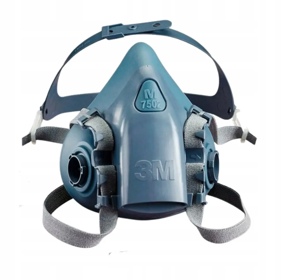 3M 7502 Halfgelaatsmasker M - met 2x A1 filters & 4x P1 inlegfilters