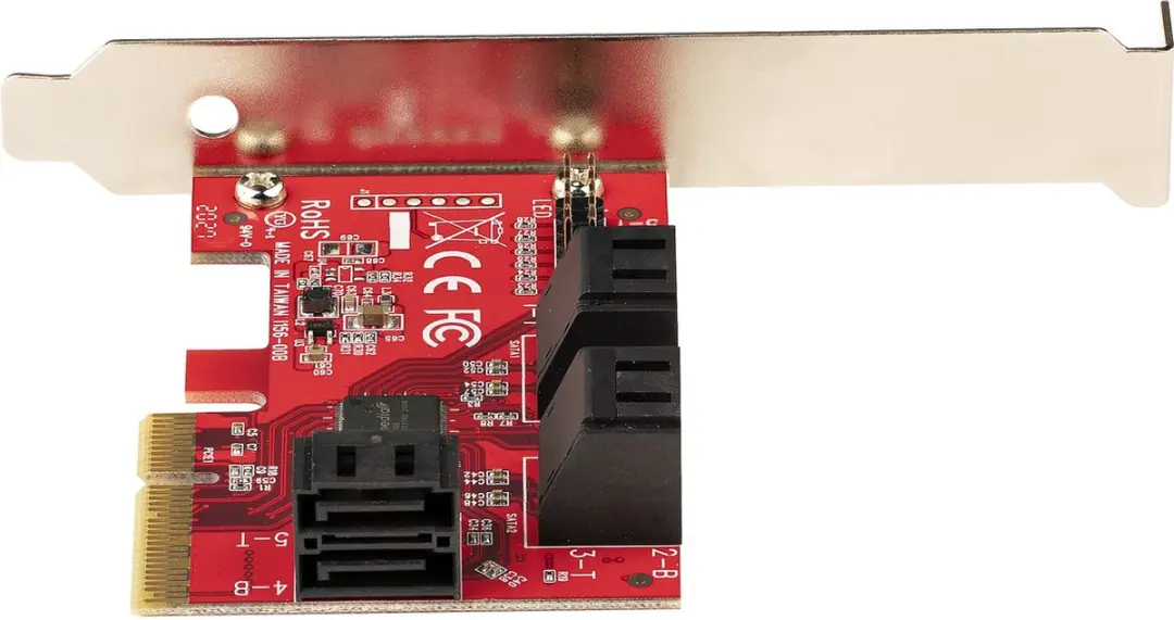Startech 6P6G-PCIE-SATA-CARD RAID Controllerkaart - Meerkleurig