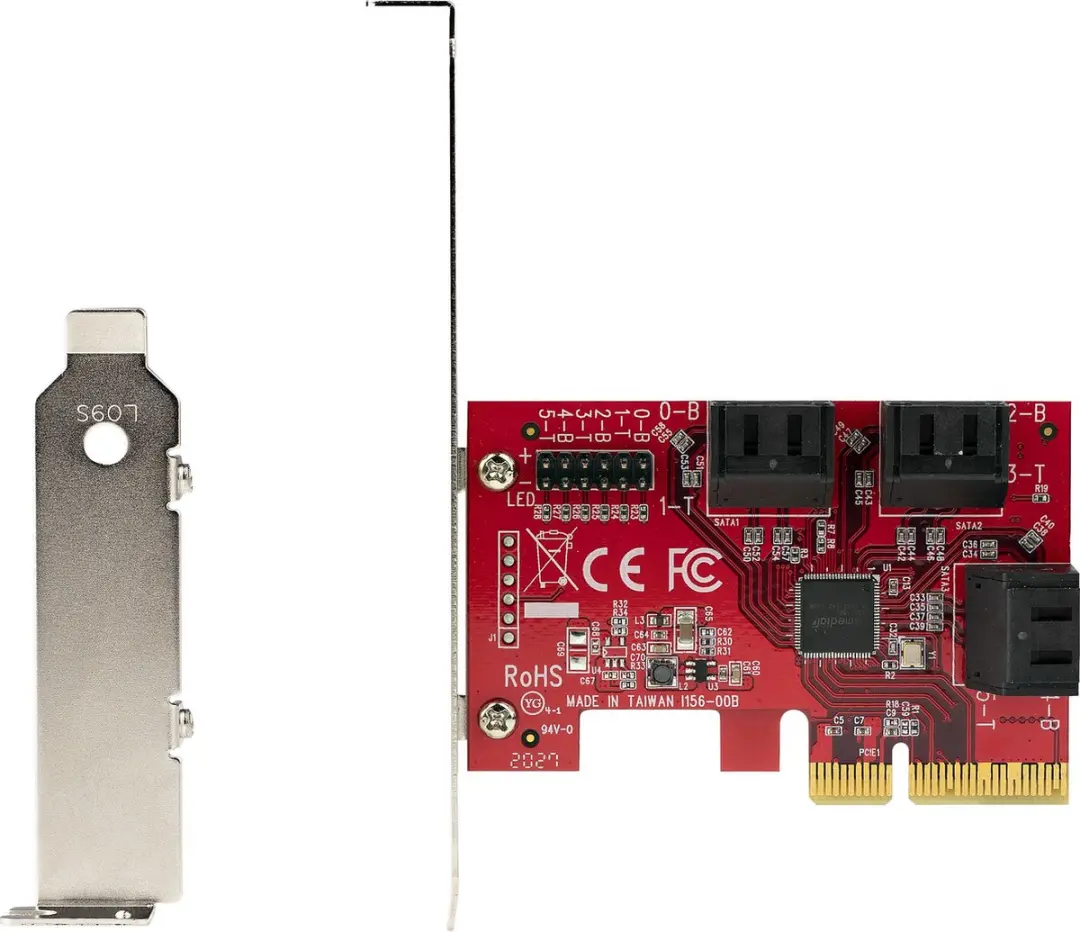 Startech 6P6G-PCIE-SATA-CARD RAID Controllerkaart - Meerkleurig