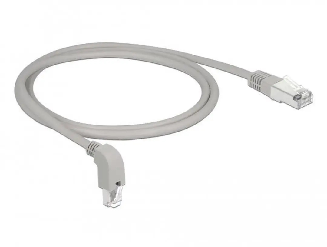 Delock S/FTP CAT6a Netwerkkabel 10Gbps - 1m - Grijs