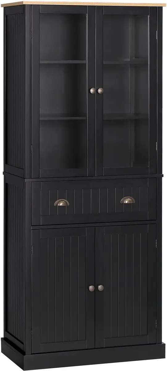 Homcom Keukenvoorraadkast 76x40x182,5cm