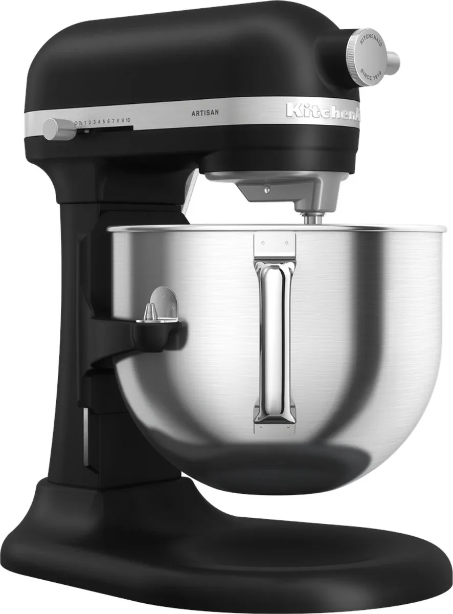KitchenAid Artisan Keukenmachine 375W - 11 snelheden - 6,6L - Matte Black