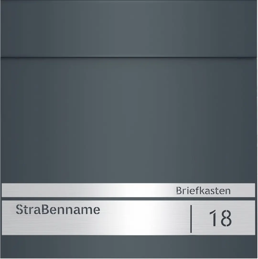 Songmics Brievenbus Gepersonaliseerd GMB090G01 - Grijs