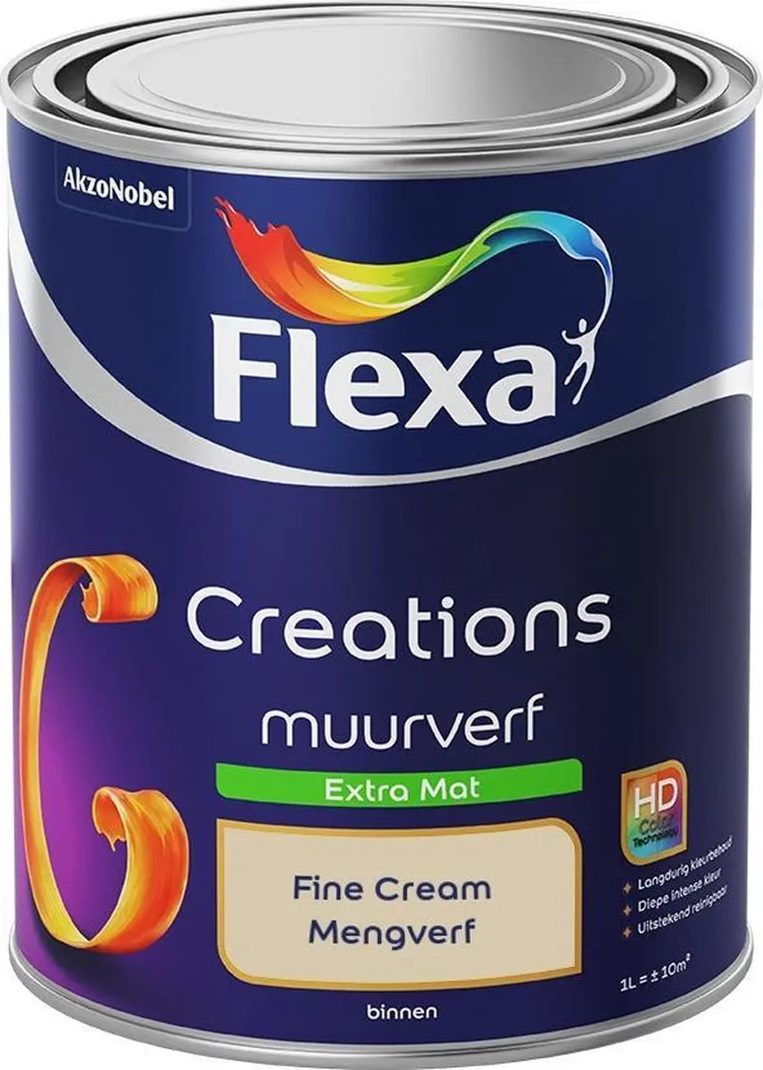 Flexa Creations Muurverf Extra Mat Fine Cream