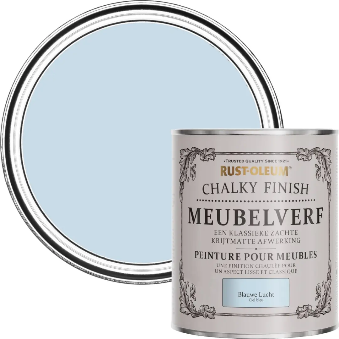 Rust-Oleum Lichtblauw Chalky Finish Meubelverf 750ml