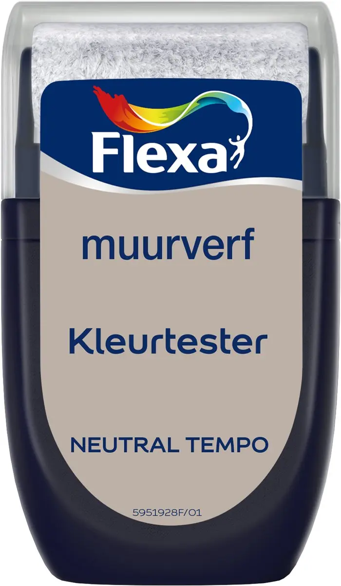 Flexa Kleurtester Muurverf Neutral Tempo 30ml