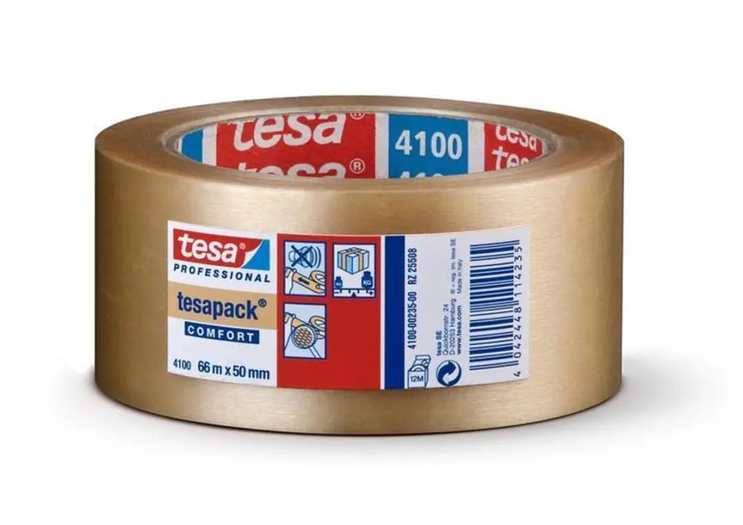 Tesa Verpakkingstape 4124 Transparant