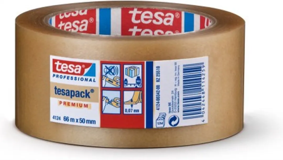 Tesa Verpakkingstape 4124 Transparant - afbeelding 6 van 6