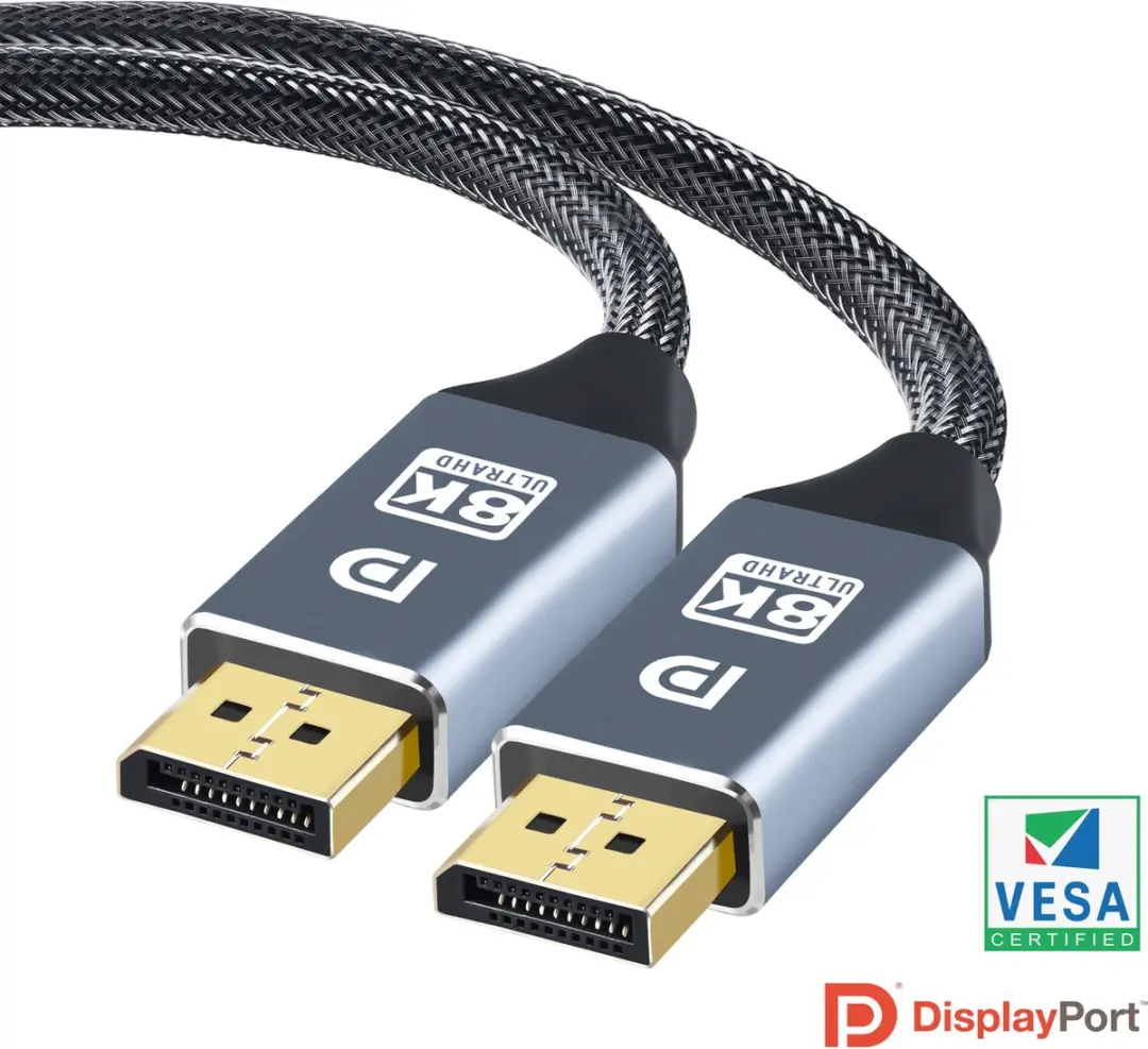 NÖRDIC DP-220 DisplayPort Kabel 8K60Hz 2m