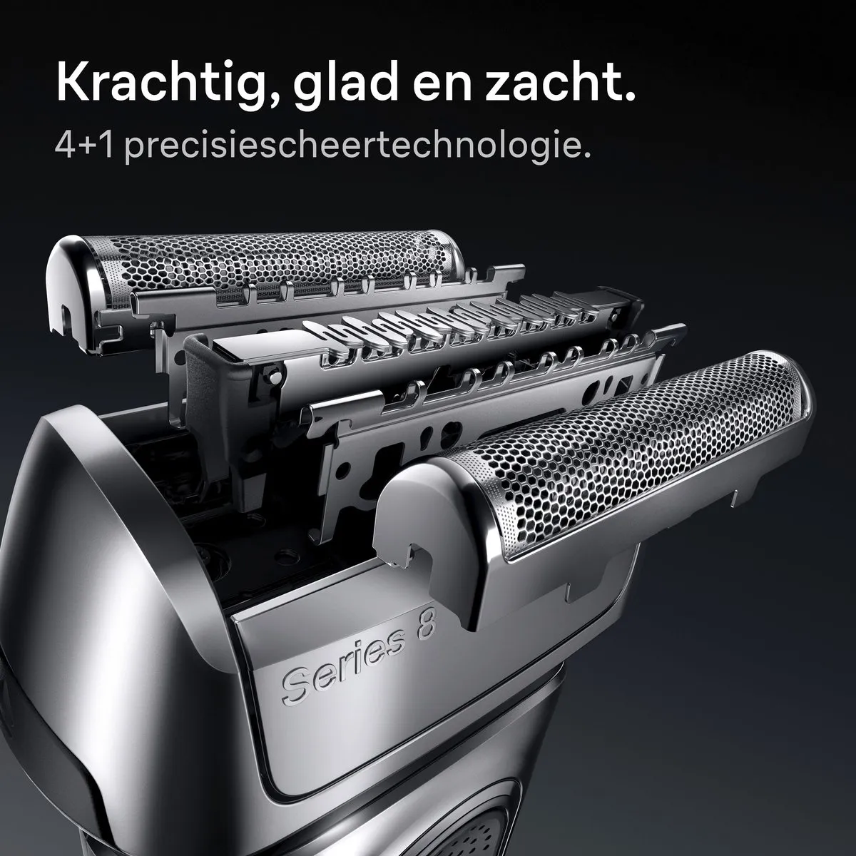 Braun Series 8 8617S Elektrisch Scheerapparaat - Grijs