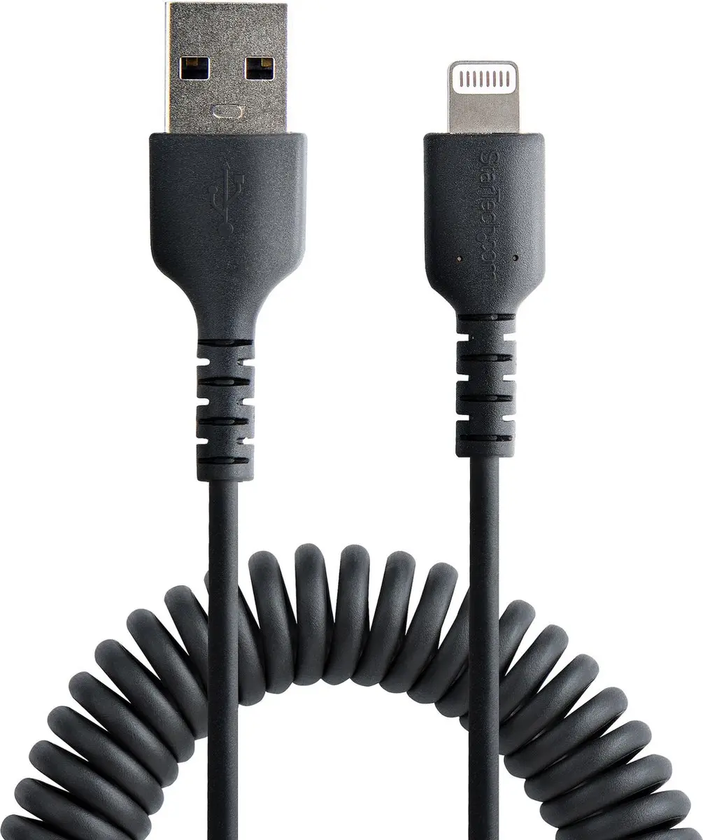 Startech USB naar Lightning Kabel 0,5m - MFi Gecertificeerd - Zwart