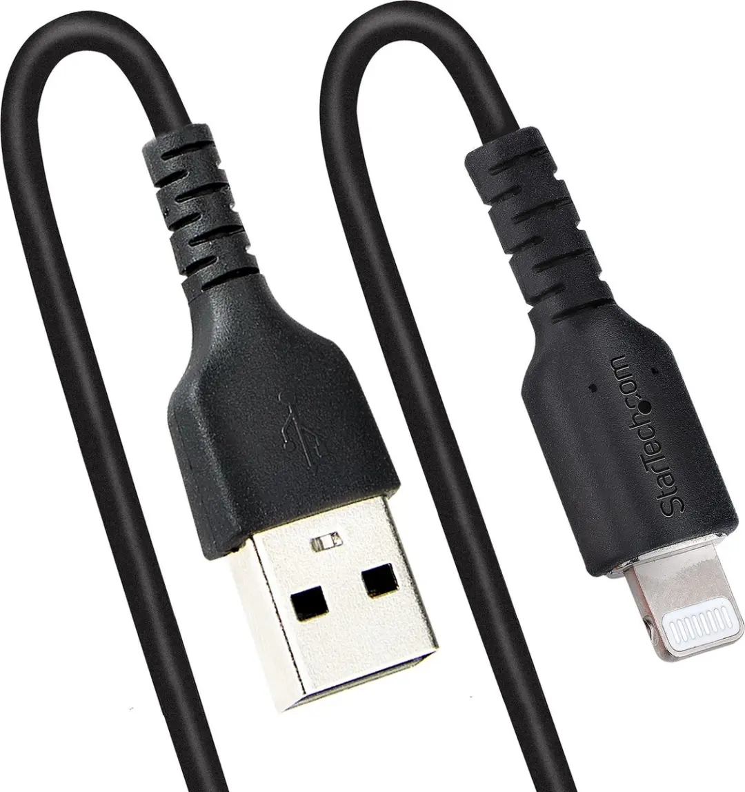 Startech USB naar Lightning Kabel 0,5m - MFi Gecertificeerd - Zwart