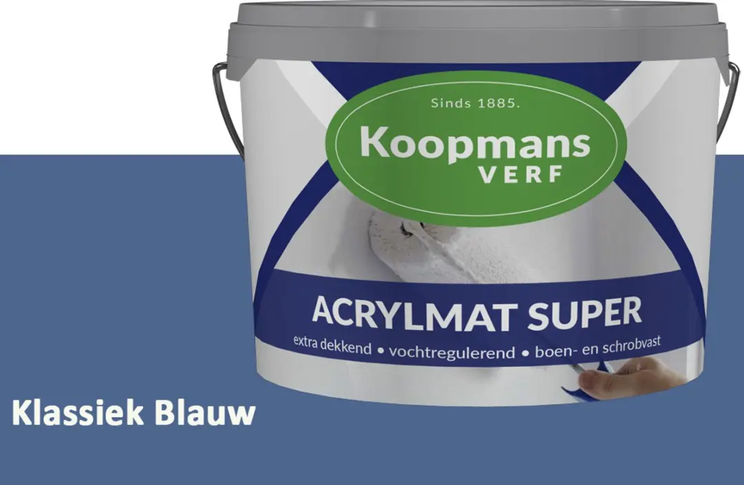 Koopmans Acrylmat Super Matte Muurverf 2,5L