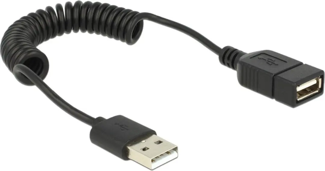 Delock USB2.0 Verlengkabel 0,6m