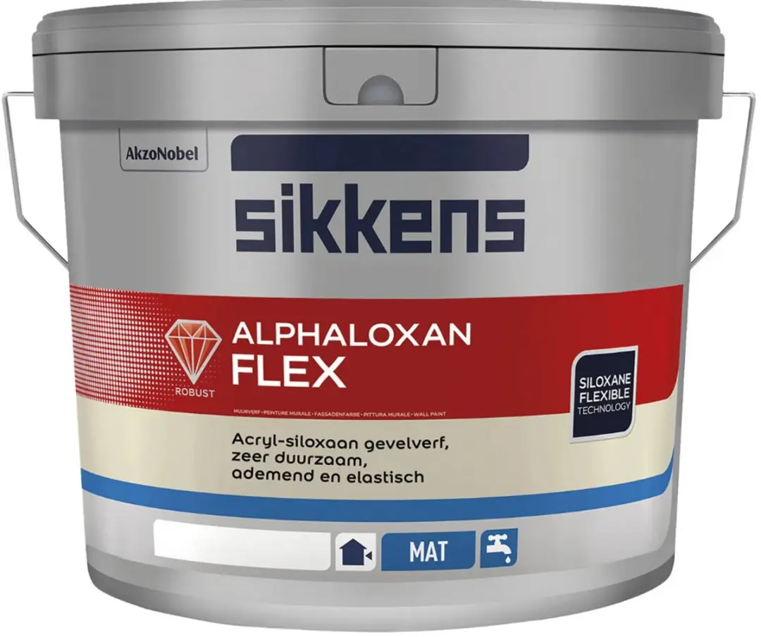 Sikkens Alphaloxan Flex Buitenmuurverf 10L